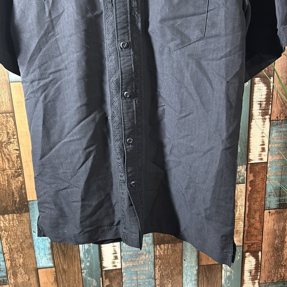 Cubavera small black button down shirt - Picture 3 of 16